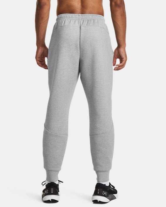 Men's UA Unstoppable Fleece Joggers in Gray image number 1